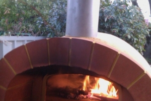 Al Forno LIRA 800 Kitset Wood Fired Oven with fire